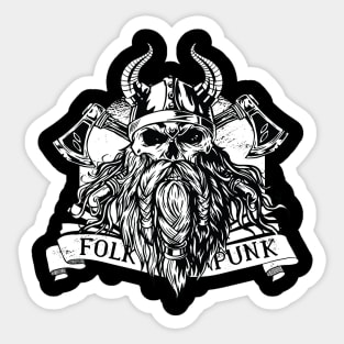 Wikinger Folk Punk Germanen Odin Valhalla Sticker